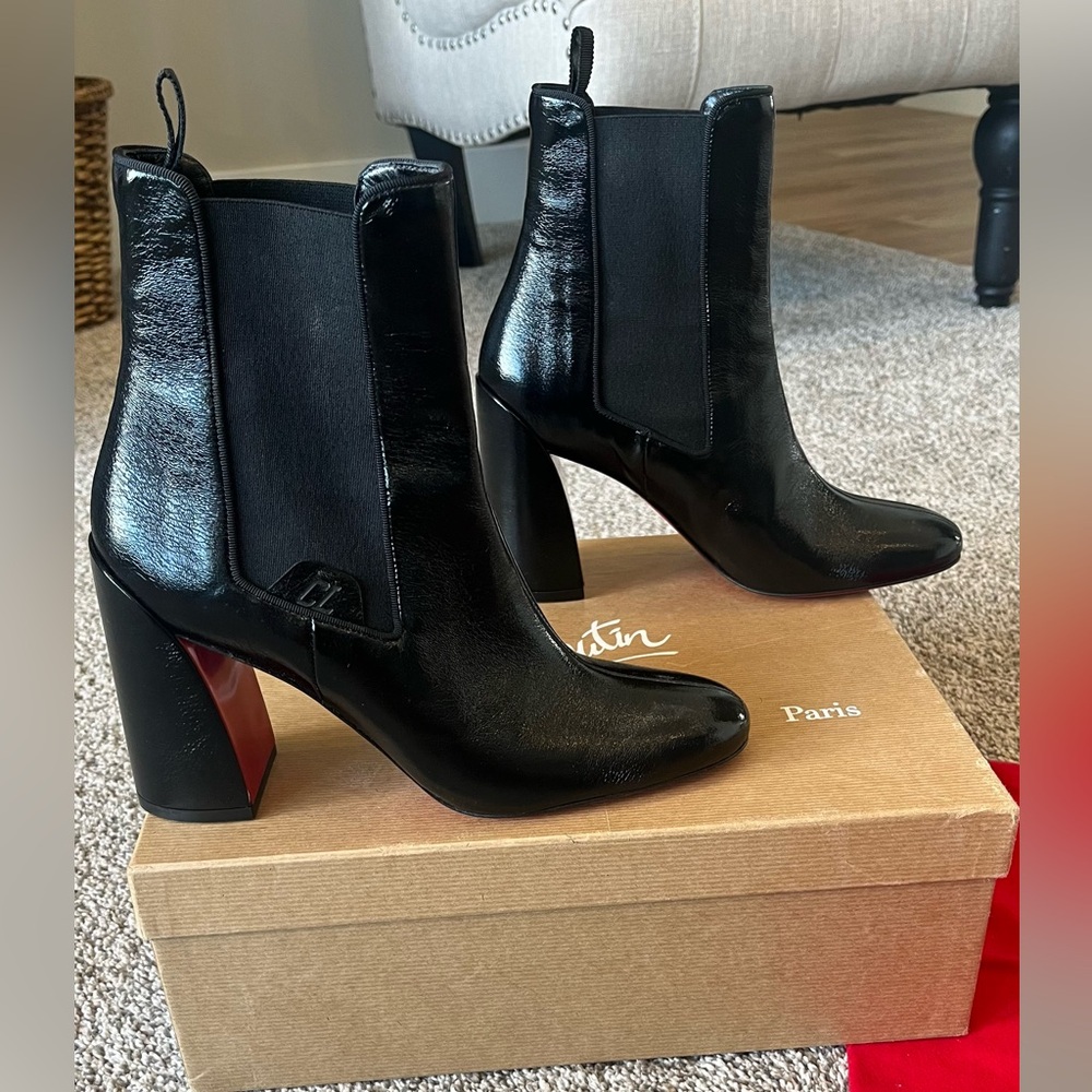 Christian Louboutin TURELASTIC 85mm ankle boots - NEW w/RECEIPT - off retail